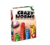 Piatnik Crazy Worms - ¡En los Gusanos, Listo, Listo! El Divertido Juego de plaquitas de Leche.