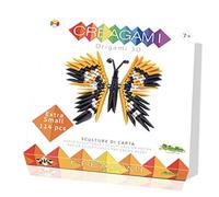 Piatnik CreativaMente Creagami 3178753 Origami 3D Escultura de Papel Mariposa, Kit Manualidades para Adultos y Niños a Partir de 7 Años, 114 Piezas, Mediano