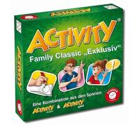 Piatnik Family Classic 606076 Activity - Juego clásico de Juegos como combinación de Activity Junior y Activity Original - Pantomime, Dibujo, explicación, Juego de Fiesta