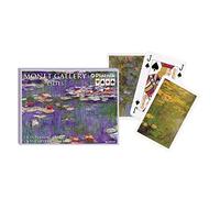 Piatnik - Jugando a Las Cartas - Juego de 2 x 55 Tarjetas: Monet - Lirios