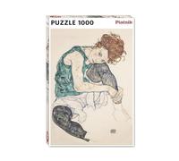Piatnik Puzzle de 1000 Piezas, diseño de Mujer sentada con la Rodilla levantada