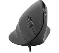 Piavo - Ratón ergonómico vertical (USB), color negro