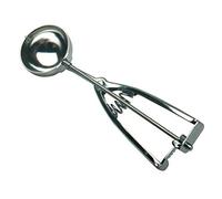 Piazza 030024-Cuchara para Helado, 5,5 cm de diámetro, Capacidad de 1/24 litros, Acero Inoxidable, Plateado, 23.6x6.4x4.2 cm