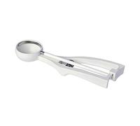 Piazza 03522402 Cuchara para helado con barra de acero de colores, varilla blanca, 5,3 cm de diámetro, capacidad de 1/24 litros, paquete de 6