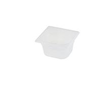 Piazza 228610 Gastronorm 1/6 - Cuenco de polipropileno, 17,6 cm de largo, 16,2 cm de ancho, 10 cm de altura