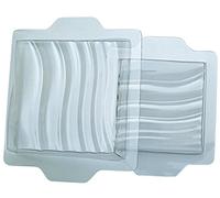 Piazza 291407 - Kit de 2 moldes semifríos cuadrados de plástico
