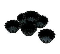 Piazza 2952806 - Molde para brioche (antiadherente, 8 cm de diámetro, 4 cm de altura, 6 unidades)