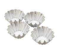 Piazza Effepi Molde Cónico Festoneado de Aluminio 4 Piezas