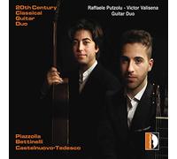 Piazzolla, Castelnuovo-Tedesco, Bettinelli : Duos pour guitare. Duo Putzolu-Valisena.