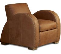 PIB Sillón de cuero marron claro