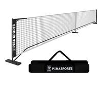 PIBA Sports Red de Pickleball Premium, tamaño Oficial de Torneo, fácil de Montar, Resistente y portátil, Ideal para Profesionales y Aficionados (Negro)