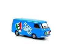 PIBK238Napoli Brekina Fiat 238 Azul Doble Tradicional 3 Escudo Escala H0 1:87