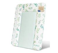 pic Bear Cambiador lavable, fácil de limpiar y acolchado (hojas) | Con 50 × 70 cm compacto para cambiador y cómoda, la superficie de PVC se puede limpiar fácilmente después de pequeños