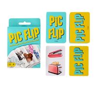 Pic Flip Playing Card Game for 2-6 Players (Importación USA)