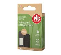 Pic Green - Cerotto Vellutato e Traspirante Garza con Aloe Vera, 20 cerotti medi