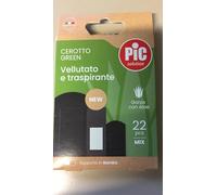 Pic Green - Cerotto Vellutato e Traspirante Garza con Aloe Vera, 22 cerotti mix