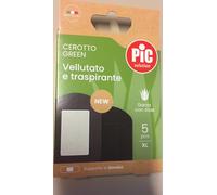 Pic Green - Cerotto Vellutato e Traspirante Garza con Aloe Vera, 5 cerotti XL