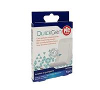 Pic QuickGen - Cerotto con Polvere Cicatrizzante 5x7.5cm, 5 pezzi