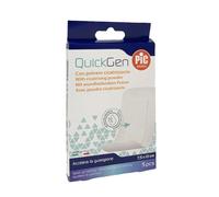 Pic QuickGen - Cerotto con Polvere Cicatrizzante 7.5x10cm, 5 pezzi