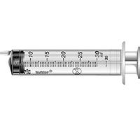 Pic Solution Jeringas Desechables Excéntricas Luer Sin Aguja 50-Piezas, 30 ml Capacidad 21 g