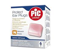 Pic Solution, Tapones para los oídos de silicona, Paquete de 6 piezas