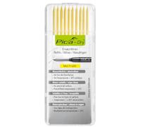 Pica Dry - Pack de 10 minas (con blister) color amarillo