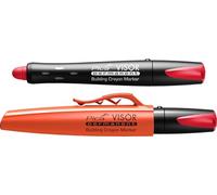 Pica Visor - Marcador industrial permanente, color rojo