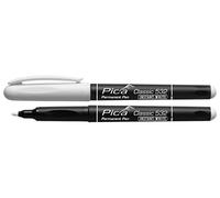 Pica Marker Marcador permanente Classic 532 punta media blanco
