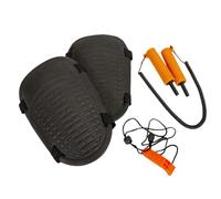 Pica De Seguridad para Pesca En Hielo - Herramienta De Equipo De Supervivencia con Silbato,Juego de Protectores para Las Rodillas,para Patinaje, Caminata y Trineo en Invierno al Aire Libre