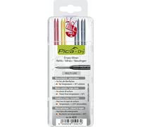 Pica Dry - Pack de 8 minas (con blister) multicolor