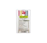 Pica Dry Pencil Refills for 3030 Markers 2 x Red, 2 x Yellow, 4 x Black 4020