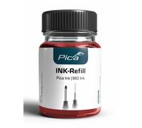 Pica ink & big ink - recambio de tinta roja + pipeta y mechas de repue