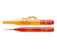 Pica Ink marcador de agujeros profundos rojo (1,5 mm) | Marcador original para artesanos | Marcador profundo resistente al agua