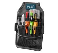 Pica Master Belt 55060 | Riñonera Cinturón portaherramientas para Artesanos | Incluye Pica Dry 3030, Minas Dry 4020, Ink Negro, Visor Permanent 990/40, Instant-White 532
