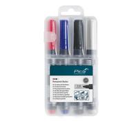 Pica permanent marker 1-4mm assorted with instant-white