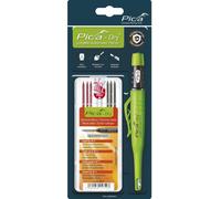 Pica Trazador Lápiz Mina E 10 Set 2 Piezas Verde 2,8 mm 125 mm