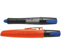 Pica Visor - Marcador industrial permanente, color azul