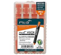 Pica Visor - Minas permanente, color naranja fluorescente