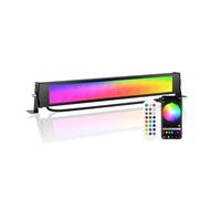 PICAA 28W Foco LED RGB Exterior, Barra de Luz Multicolor para Pared con Mando a Distancia IP66-16 Modos para Fiestas, Discoteca, Jardín, Halloween, Festival - Decoración con Enchufe UE (1 Unidad)