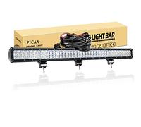 PICAA Barra de luces LED 36 pulgadas 91CM 234W 12V Barra de Luz Led con cable Combo de Inundación LED para Todo Terreno Luces de Conducción Faros Antiniebla LED Iluminación para Offroad 4X4 coche