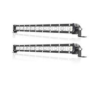 PICAA Barra Led, Fila única 13 pulgadas 38CM 60W Barra de luz LED, 12V Spot Barra de luces Barra de luz de trabajo LED para camiones SUV Offroad ATV UTV Tractor 4x4 coche auto (2PCS)