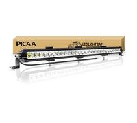 PICAA Barre LED, 29 pulgadas 72.5 cm 9000 LM faisceau combo spot d'inondation Rangée Uniquebarre d'éclairage led 12V 24V, para SUV, Todoterreno, ATV, UTV, tractor, 4x4, coche