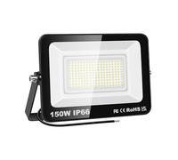 PICAA Focos LED Exterior 1 Pcs, 150W IP66 Impermeable Foco Proyector LED, 6000K Blanco Frío Floodlight para Casa, Garaje, Patio, Terraza, Campo
