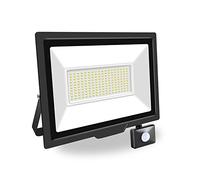 PICAA Focos LED Exterior 1 Pcs, 150W IP66 Impermeable Foco Proyector LED con Sensor de Movimiento, 6000K Blanco Frío Floodlight para Casa, Garaje, Patio, Terraza, Campo