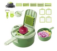 Picador Cortador Verduras 16 En 1 Rebanador De Patatas Y Pepino