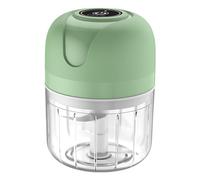 Picador de alimentos eléctrico de 100 ml para ajo, jengibre, alimentos para bebés, carne, cebolla, procesador de alimentos recargable, potente motor triturador de ajos