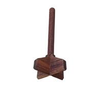 Picador de carne para carne molida, utensilios de cocina manuales de madera con asa, herramienta trituradora de carne, para tomates, puré de aguacate, utensilios de cocina antiadherentes, ollas