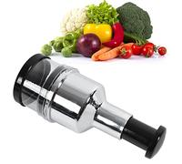 Picador de cebolla, picador de mano para verduras, picador de alimentos de acero inoxidable, cortador manual de cebolla para cocina, picador de verduras para verduras, cebollas, ajo, nueces, ensaladas