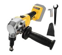 Picador de chapa compatible con Makita 18 V, 2200 rpm, 800 W, tijeras de metal sin escobillas, cabezal giratorio de 360°, 3 niveles para cortar acero inoxidable y aluminio (sin batería) (amarillo