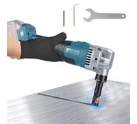 Picador de chapa con batería compatible con Makita 18 V, 950 W, tijeras de chapa, 1900 SPM, tijeras de metal, 3 niveles ajustables al acero inoxidable, aluminio (sin batería)